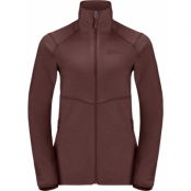 Jack Wolfskin Women's Fortberg Full Zip Dark Maroon