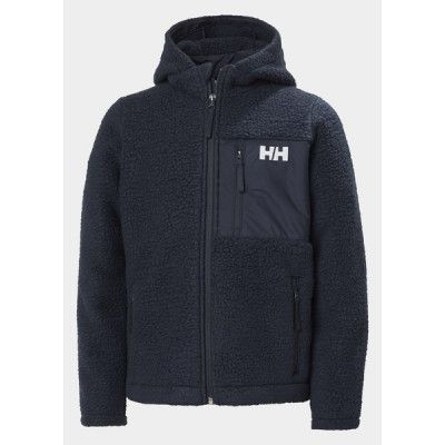 Jr Champ Pile Jacket, 597 Navy, 12,  Tröjor