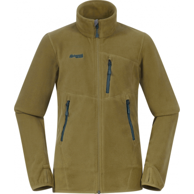 Bergans Juniors' Runde Jacket Olive Green/Orion Blue