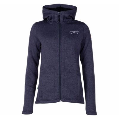 Keflavik Fleece Coat W, Charcoal Melange, 40,  Tröjor