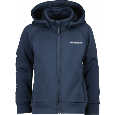 Didriksons Kids' Corin Full Zip 8 Navy