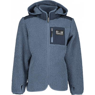 Didriksons Kids' Exa Full Zip True Blue
