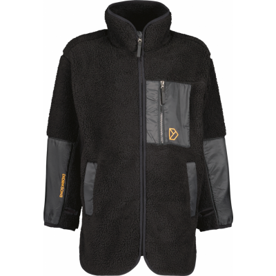 Didriksons Kids' Marmor Full Zip Long Black
