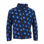 Kläppen Microfleece Jkt Jr, Black/Blue Star, 140,  Tröjor