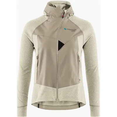 Klättermusen Hugin Zip Hoodie W's Silver Green-Clay