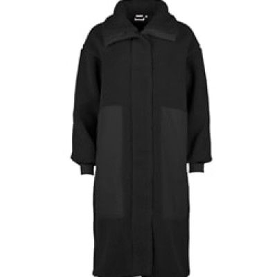 KnowledgeCotton Apparel High Neck Zip Teddy - Grs/Vegan