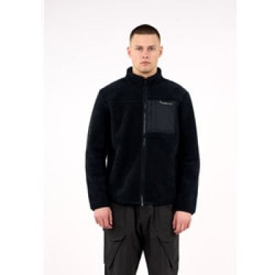 KnowledgeCotton Apparel Teddy Fleece Zip Sweat - Grs/Vegan