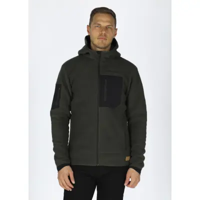 Lofoten Stretch Hooded Pile, Olive/Black, 2xl,  Tröjor