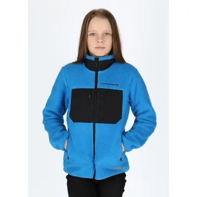 Lofoten Stretch Pile Jr, Blue/Black, 170,  Tröjor