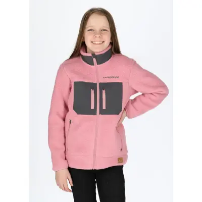 Lofoten Stretch Pile Jr, Dusty Rose/Charcoal, 160,  Tröjor