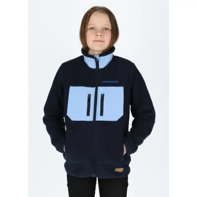 Lofoten Stretch Pile Jr, Navy/Blue, 140,  Tröjor