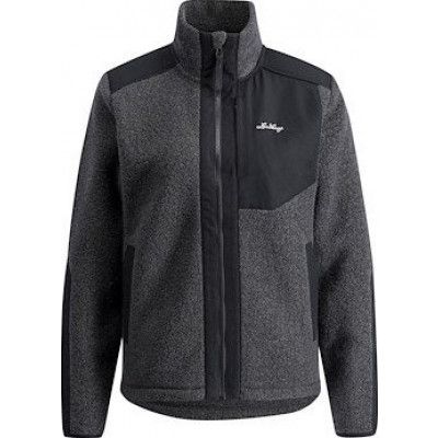 Lundhags Men's Saruk Wool Pile Mid Full Zip Charcoal