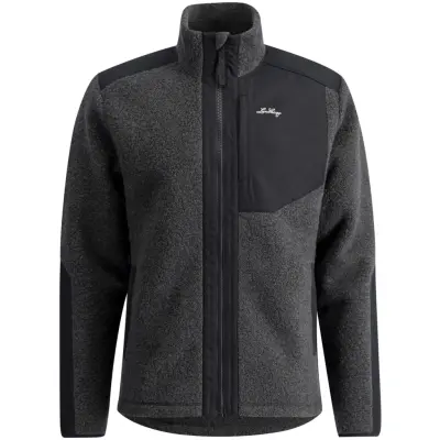 Lundhags Saruk Wool Pile Mid Full Zip M Charcoal