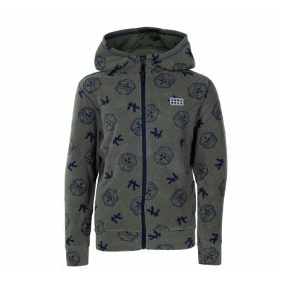 Lwsam 602 - Cardigan, Dark Green, 98,  Lego