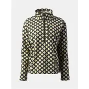 Marmot Wm'S Heavyweight Drop Line Printed 1/2 Z Dark Green