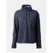 Marmot Wm'S Heavyweight Drop Line Printed 1/2 Z Navy
