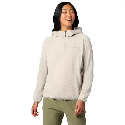 Marmot Wm's Rockbound Fleece Hoody Birch Bark - L