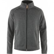 Men's Övik Fleece Zip Sweater Dark Grey