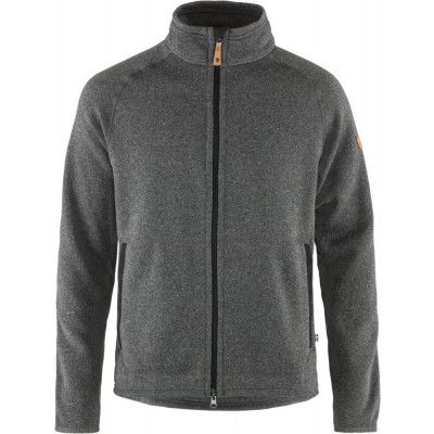 Fjällräven Men's Övik Fleece Zip Sweater Dark Grey
