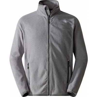 The North Face Men's 100 Glacier Full-Zip Fleece TNF Medium Grey Heat