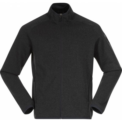 Bergans Men's Kamphaug Knitted Jacket Dark Shadow Grey