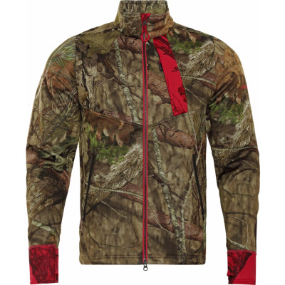 Härkila Men's Moose Hunter 2.0 Fleece Jacket Mossy Oak Break-Up Country/Mossy Oak Red