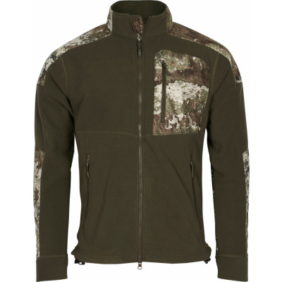 Pinewood Men's Småland Hunters Camou Fleece Jacket Hunting Brown/Strata