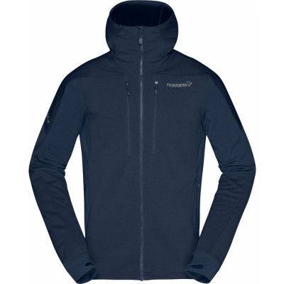 Norrøna Men's Trollveggen Powerstretch Pro Zip Hood Indigo Night