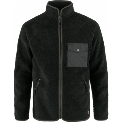 Fjällräven Men's Vardag Pile Fleece Black-Dark Grey
