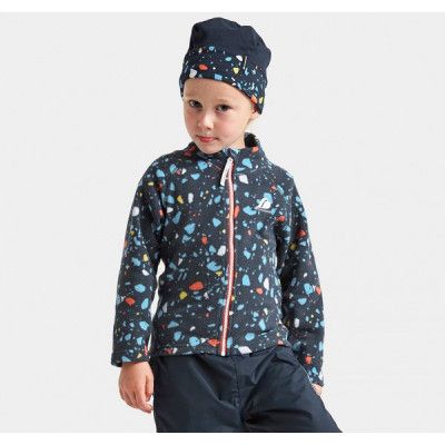 Monte Kids Pr. Jkt 4, Navy Terazzo, 80,  Tröjor