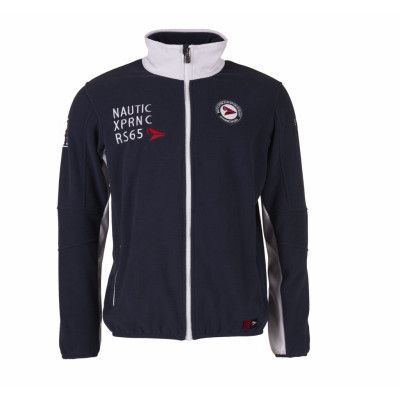 Nautic Fleece Jacket, Navy/White, S,  Nautic Xprnc Rs65