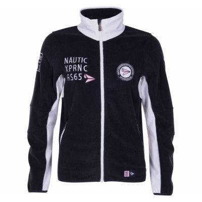Nautic Fleece Jacket W, Charcoal/Pink, 36,  Nautic Xprnc Rs65