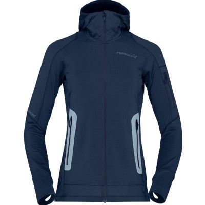 Norröna Falketind Power Grid Hood W's Indigo Night