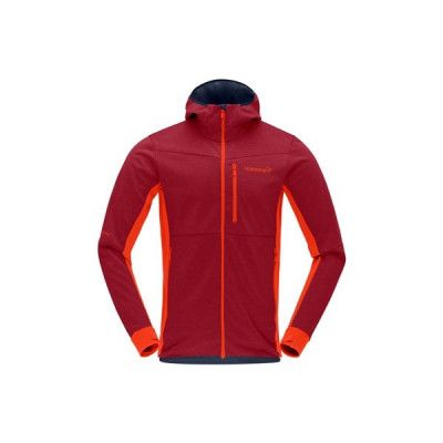 Norrøna Falketind Warm2 Octa Hood M's Arednalin/Rhubarb