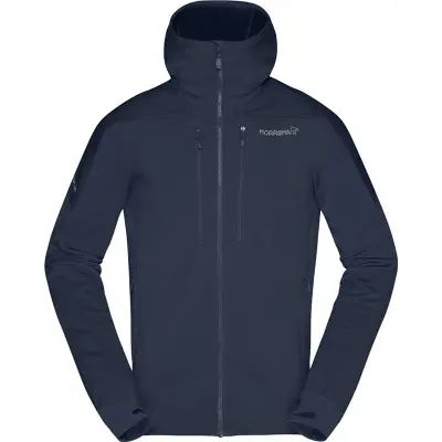 Norrøna Trollveggen Powerstretch Pro Zip Hood M'Indigo Night Blue - L