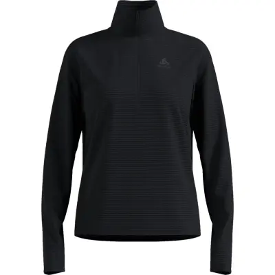 Odlo Women's Odlo Essential Thermal Mid Layer 1/2 Zip Black