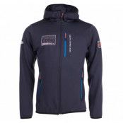 Pacific Hooded Fleece Jacket, Charcoal/Peak Blue, 3xl, Nautic Xprnc Rs65