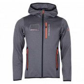 Pacific Hooded Fleece Jacket, Grey Melange/Orange, 3xl,  Nautic Xprnc Rs65