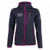 Pacific Hooded Fleece Jacket W, Charcoal/Purple, 38,  Nautic Xprnc Rs65