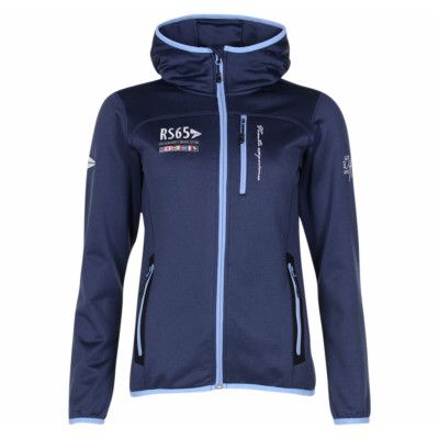 Pacific Hooded Fleece Jacket W, Navy Melange/Lt Blue, 44,  Nautic Xprnc Rs65
