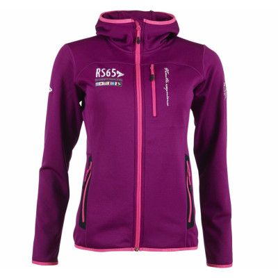 Pacific Hooded Fleece Jacket W, Purple/Fresh Pink, 42,  Nautic Xprnc Rs65