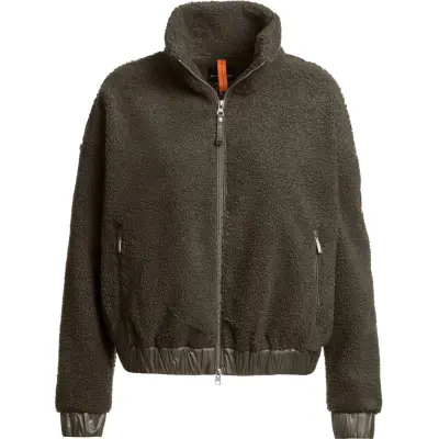 Parajumpers Women's Sori Full-zip Sweatshirt Taggia Olive