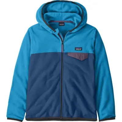 Patagonia Kids' Micro D Snap-T Jacket Clement Blue