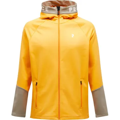 Peak Performance Men's Rider Zip Hood Blazing Orange/Avid Beige