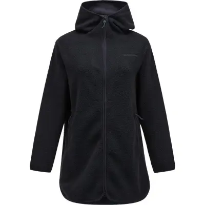 Peak Performance Women's Pile Long Zip Black