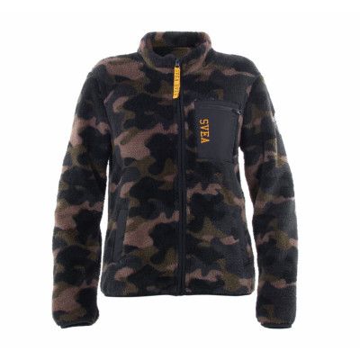 Pile Zip Jr Jacket, Camo Print, 130,  Svea