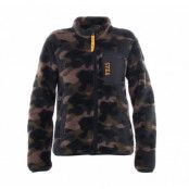 Pile Zip Jr Jacket, Camo Print, 150,  Svea