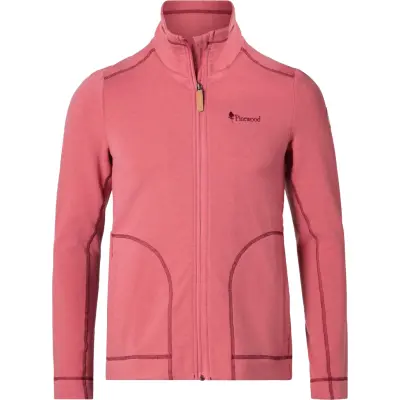 Pinewood Women's Finnveden Power Fleece Jacket Cherry Pink