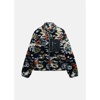 PRINTED FLEECE ZIP THRU