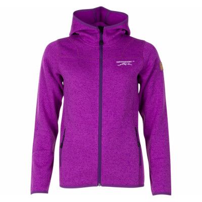 Reykjavik Fleece Jacket W, Purple Melange, 38,  Fleecetröjor